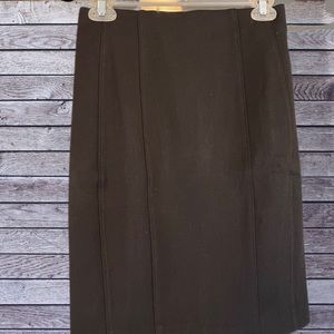 Beautiful black pencil skirt back slit